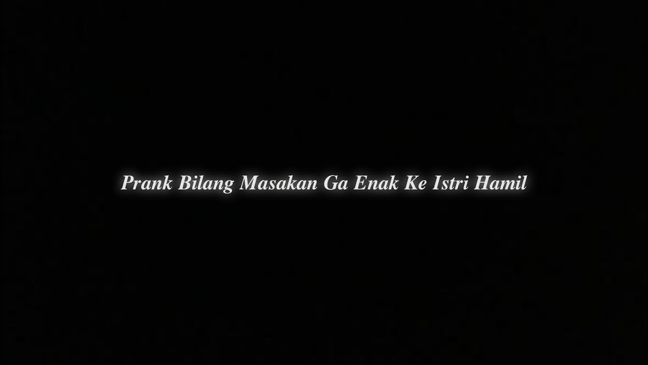 Prank Bilang Masakan Ga Enak Ke Istri Hamil | ASMR Husband