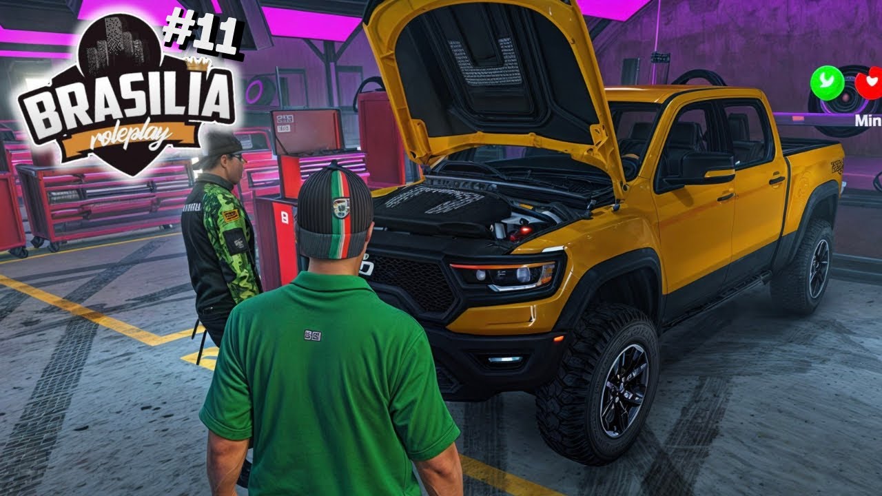 COMECEI A PREPARAR A RAM 1500 TRX! GTA RP BRASILIA RP #11