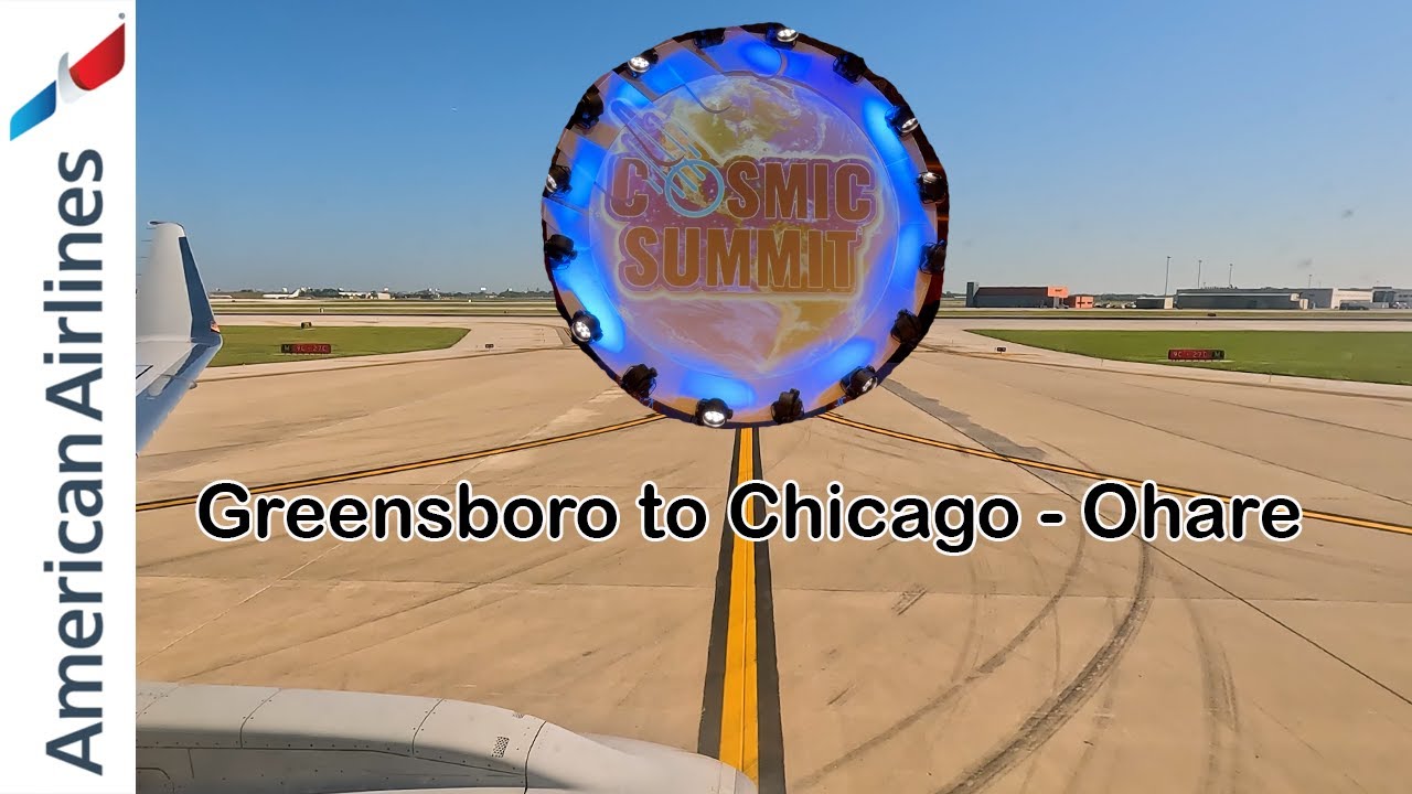 Flying Home After Cosmic Summit 2025! Greensboro to Chicago