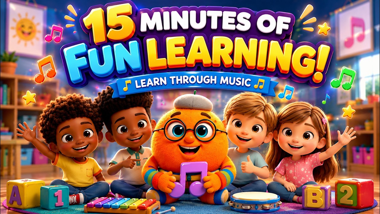 Fun Learning for Kids! | 2-Letter Words, Emotions, Body Parts, Months of the Year & More!