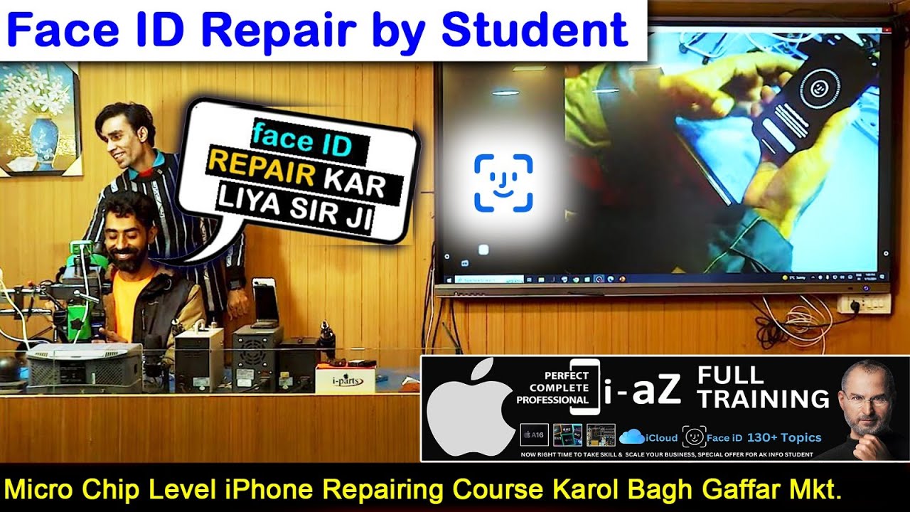 🔴LIVE FACE ID Repaire by Student  #akinfo #iphonerepairingcourse #live #students #iphone #repairing