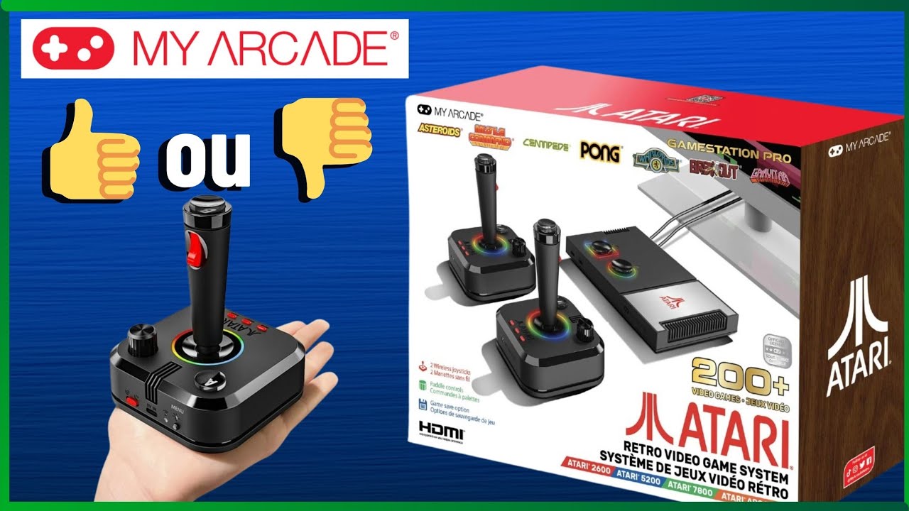 Testei o ATARI da MY ARCADE: O GameStation Pro - Unboxing e Análise do Console!