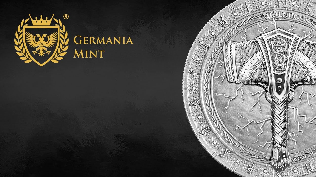 GERMANIA MINT - 2025 ARTEFACTS: MJÖLNIR 1 OZ SILVER BU