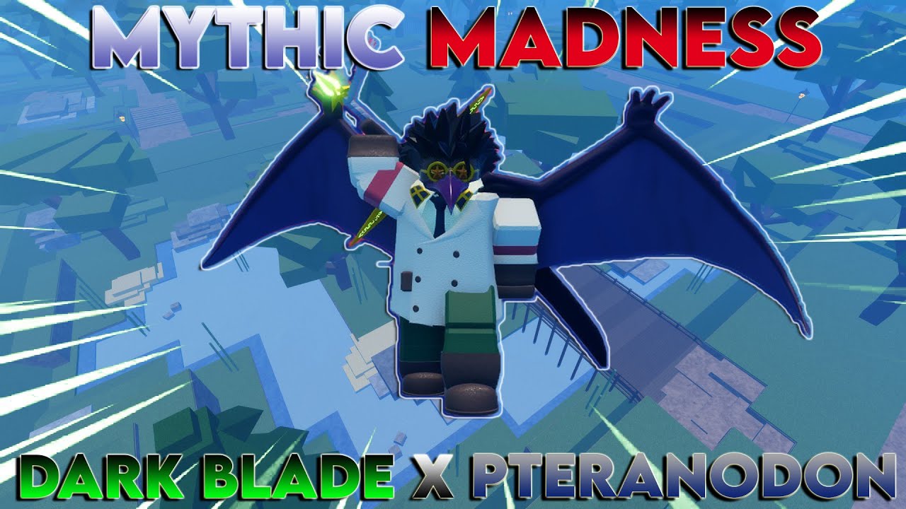 [GPO] MYTHICAL MADNESS DARK BLADE X PTERANODON GOOD LUCK AGAINST THIS COMBO LOL 16K DAMAGE GAME