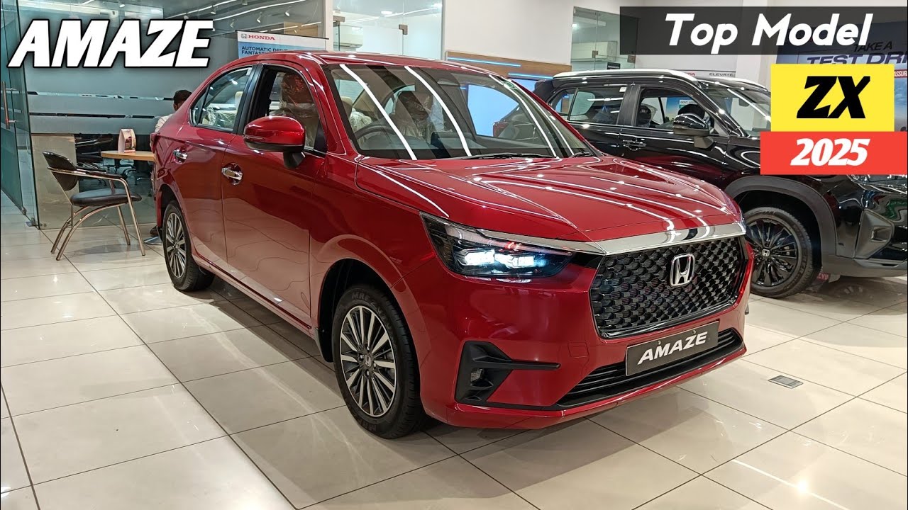 Honda Amaze Top Model 2025 ❣️| Amaze Zx Top Model Review !! Price &bull; Features 😍|