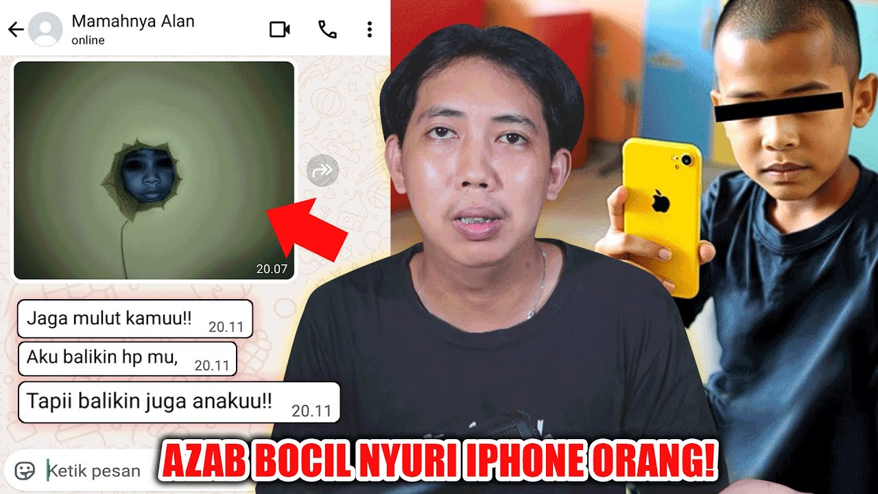 AZAB BOCIL NYURI IPHONE ORANG 😱 | CHAT HISTORY HORROR SERAM
