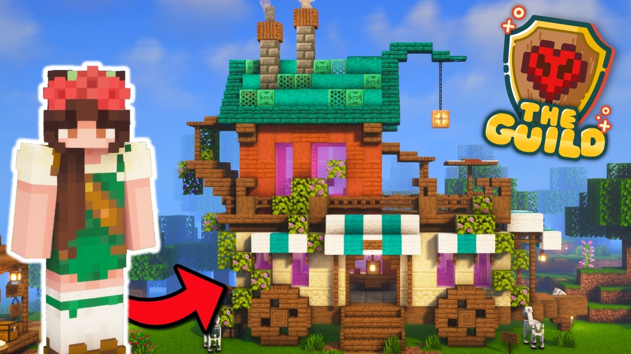 I built a COLORFUL Wagon in Minecraft 1.21 (and pulled a huge prank)