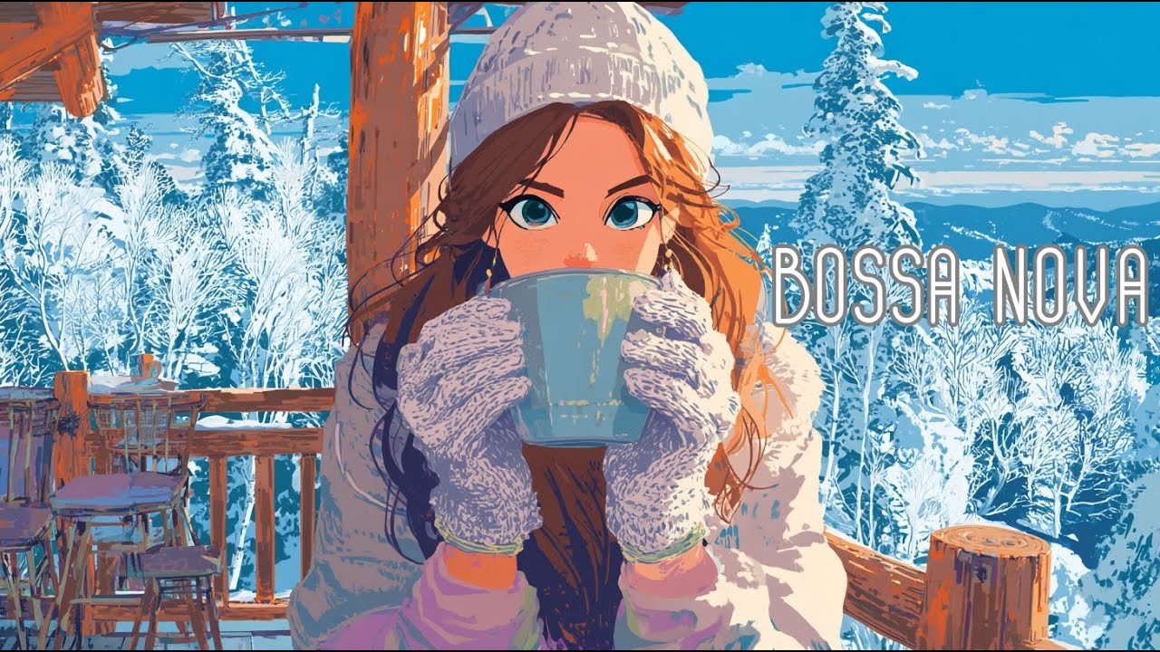 Winter Mountain Boosa Nova 🌿Calm Café Jazz for Cold Air & Warm Coffee Moments
