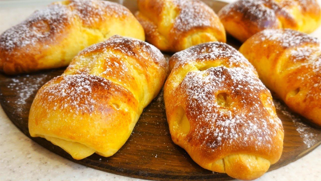 Yeast Rolls with Apple Filling ! Simple Dough Recipe ! Easyvideo