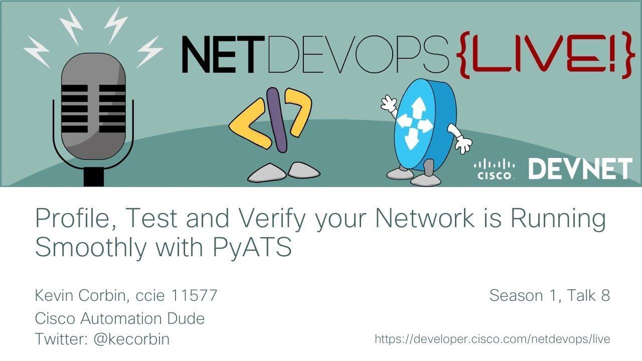 Profile, test and verify your network is running smoothly with pyATS