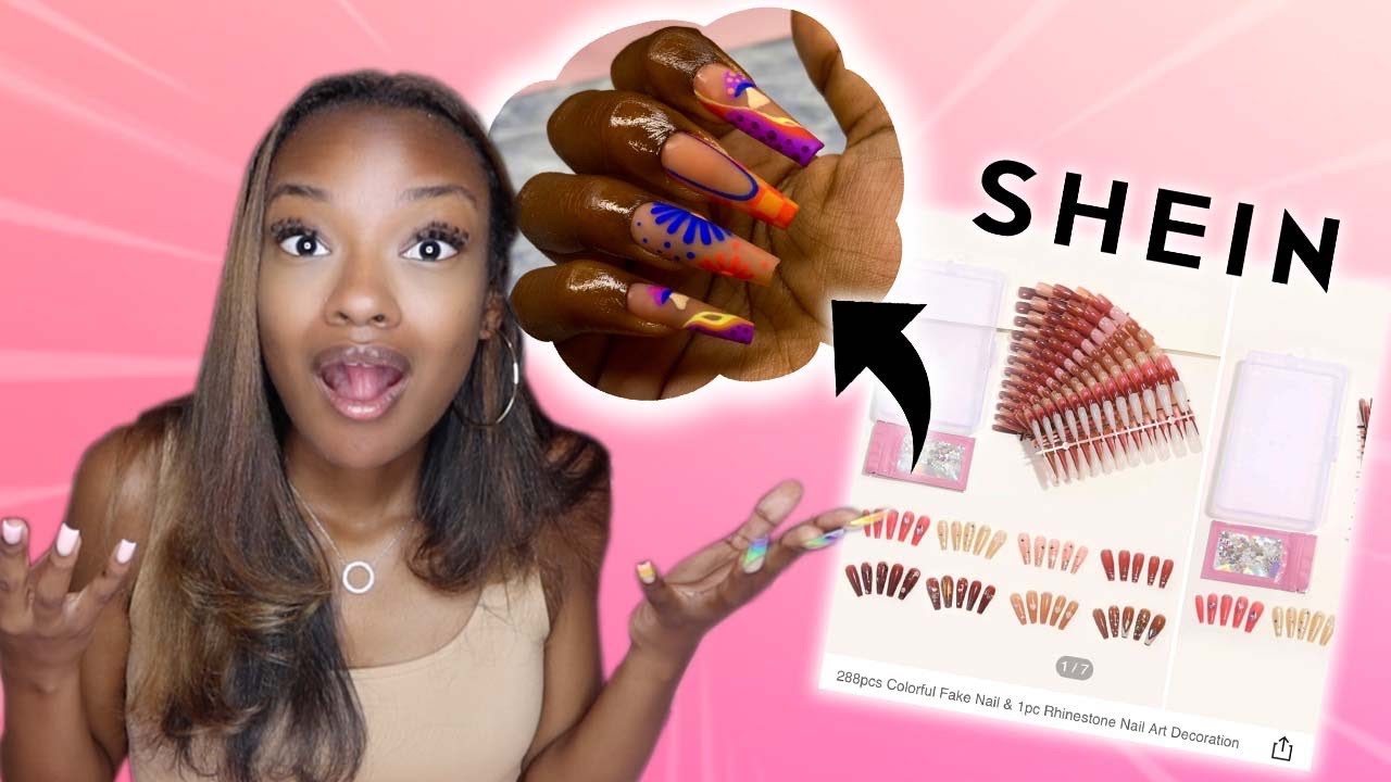 Testing Shein Press on nails😱| Shein beginner nail supplies