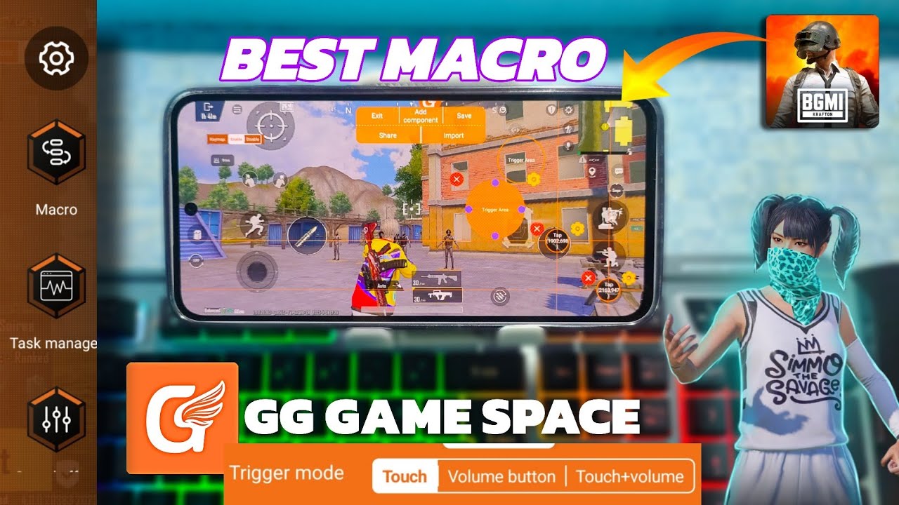GG Game Space Test BGMi in Play Volume Button Use Next Level Gameplay Shocking 😮 Results
