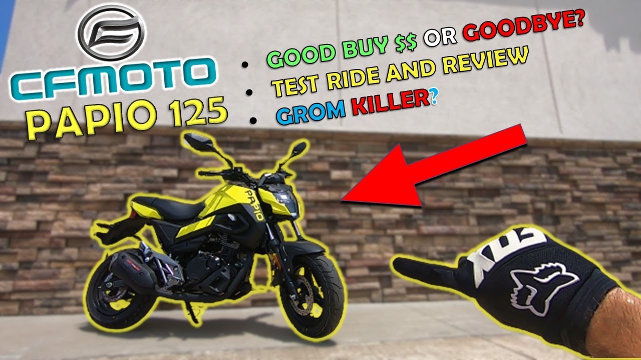 CFMOTO PAPIO [США] ТЕСТ-РАЙД/ОБЗОР | PAPIO VS GROM VS Z125 | СТОИТ ЛИ КУПИТЬ? | CFMOTO PAPIO 2024