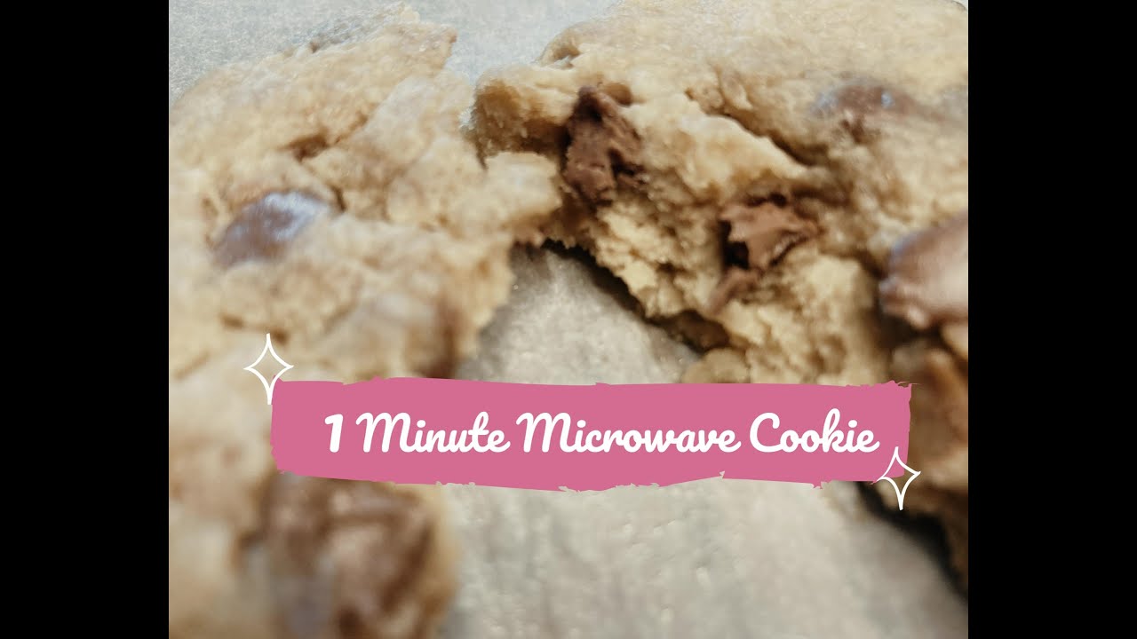1 Minute Microwave Chocolate Chip Cookie | CookieTings :) #Chocalatechipcookie #Cookie #Easycookie