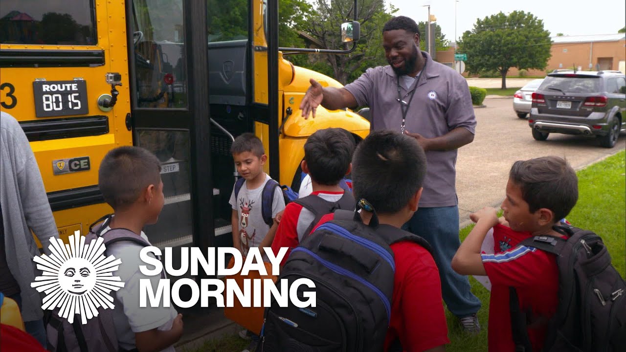 A school bus driver's special delivery