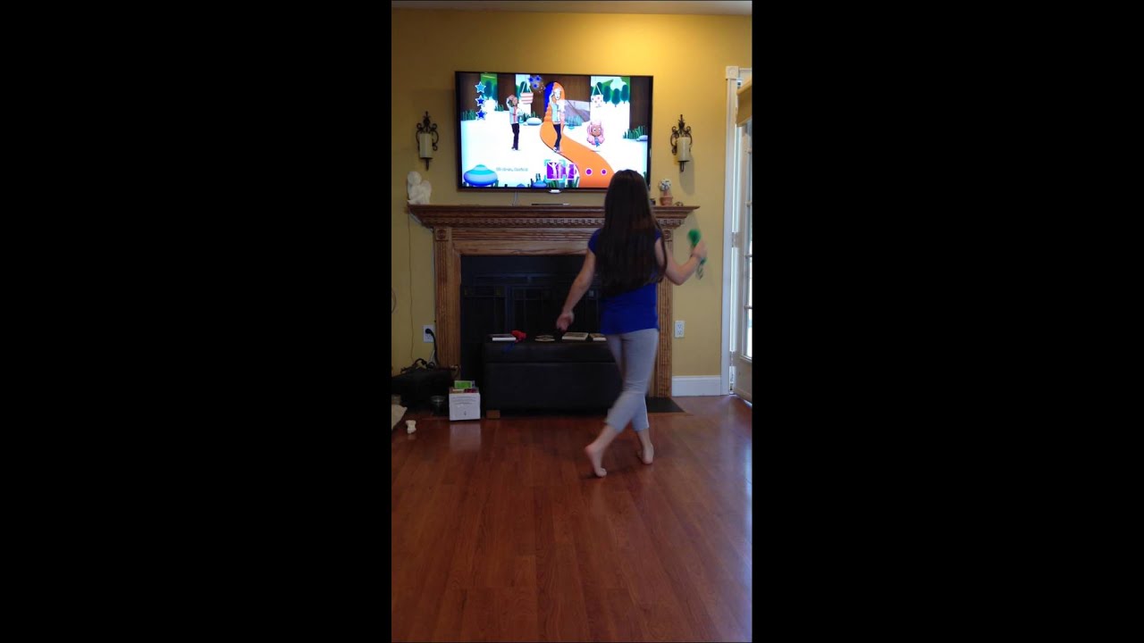 Amanda dancing to Stomp the House