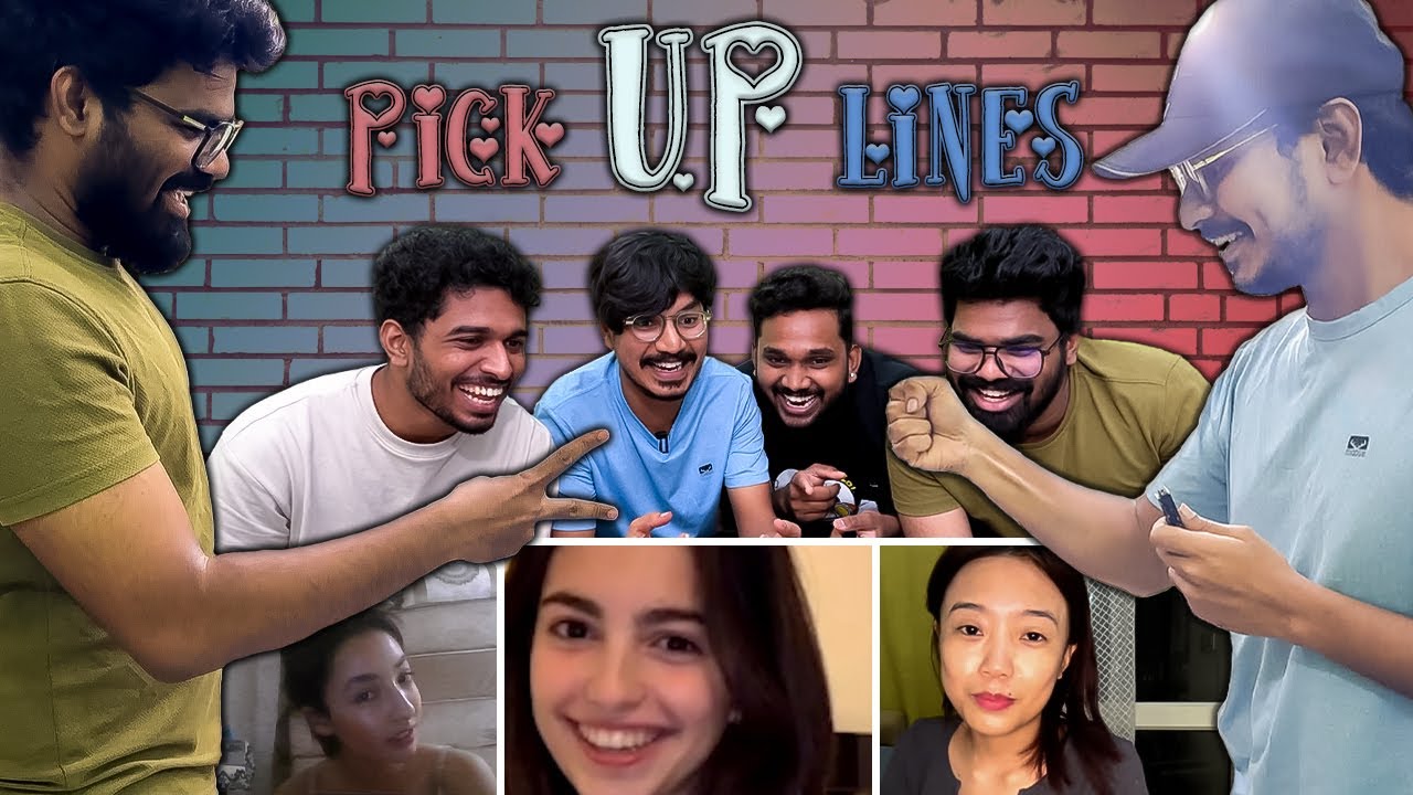 Funny pickup lines challenge on Omegle with the boys😎😂
