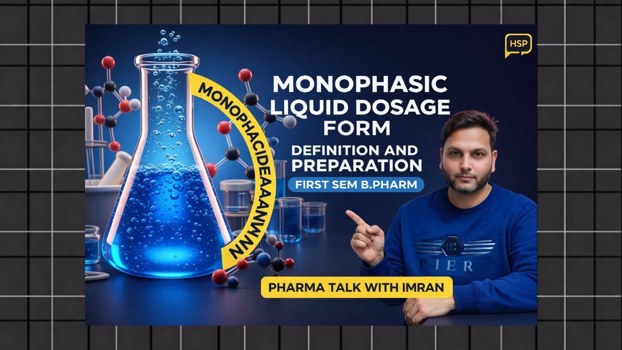 Monophasic Liquid Dosage Forms Part-1 | Definition, Classification, Gargles & Mouthwashes | B.Pharm