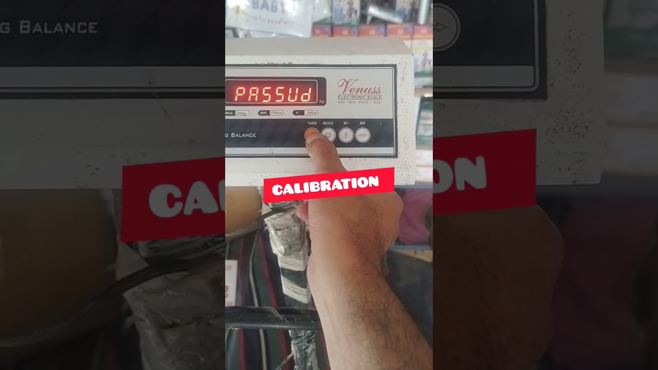 SIMPLE EASIEST METHOD TO CALIBRATE 50/100/200/300KG DIGITAL WEIGHT SCALE. venuss