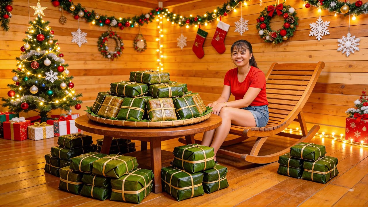 Timelapse - Traditional Vietnamese Bánh Chưng & Home Decorations for Tet 2026 🌸