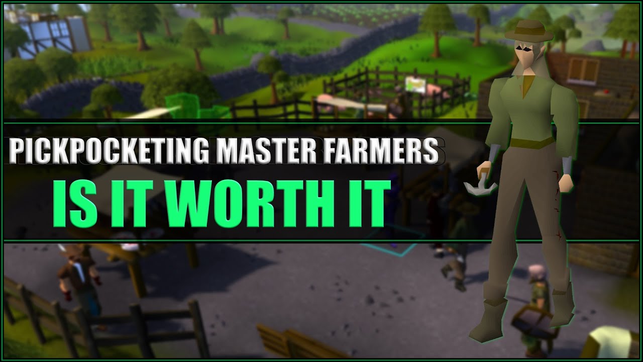 Actual XP Rates for Pickpocketing Master Farmers in OSRS