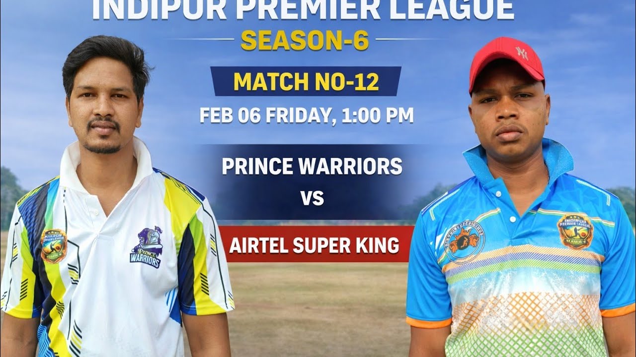 Live 🏏🏆INDIPUR PREMIER LEAGUE, SEASON -6#CRICKET