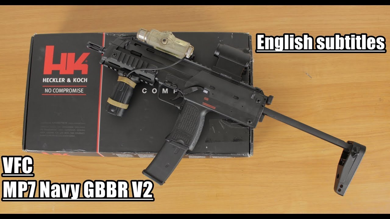 Обзор страйкбольного MP7 Navy GBB V2 от VFC
