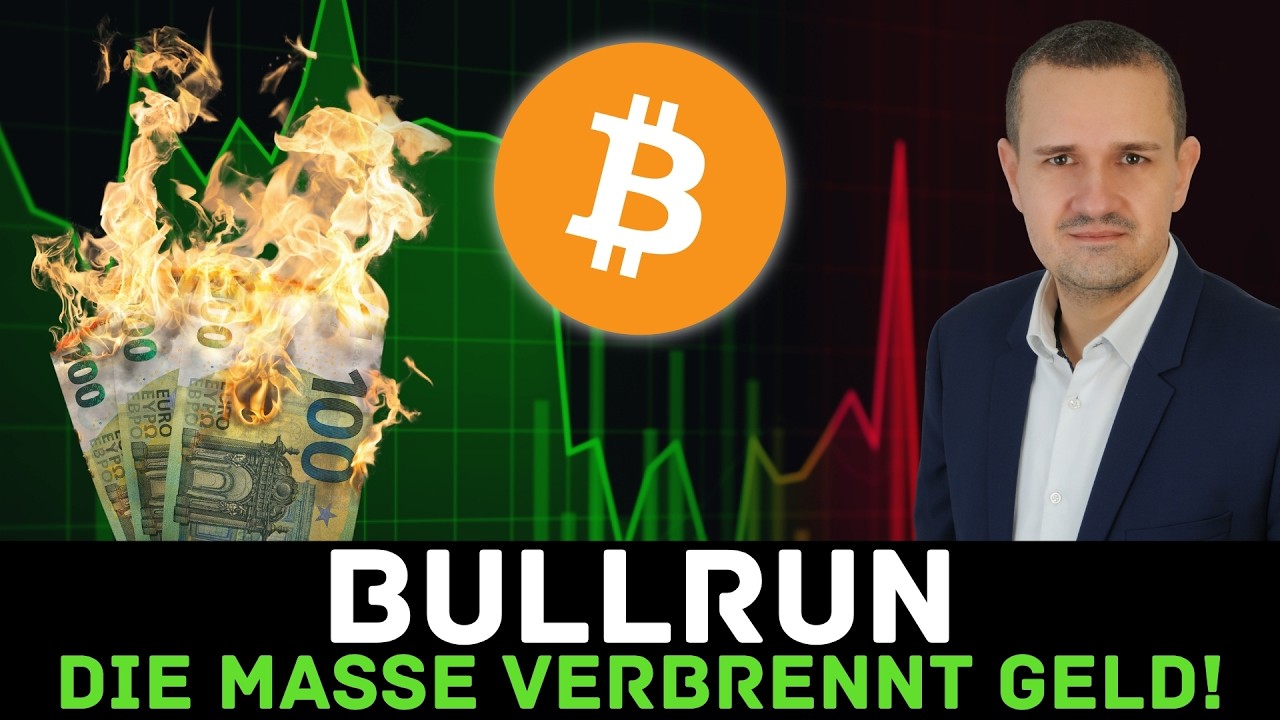 🚨 Bitcoin: BULLRUN oder TOTALABSTURZ?! Die Masse VERBRENNT Geld: sogar im Bullrun! 😱