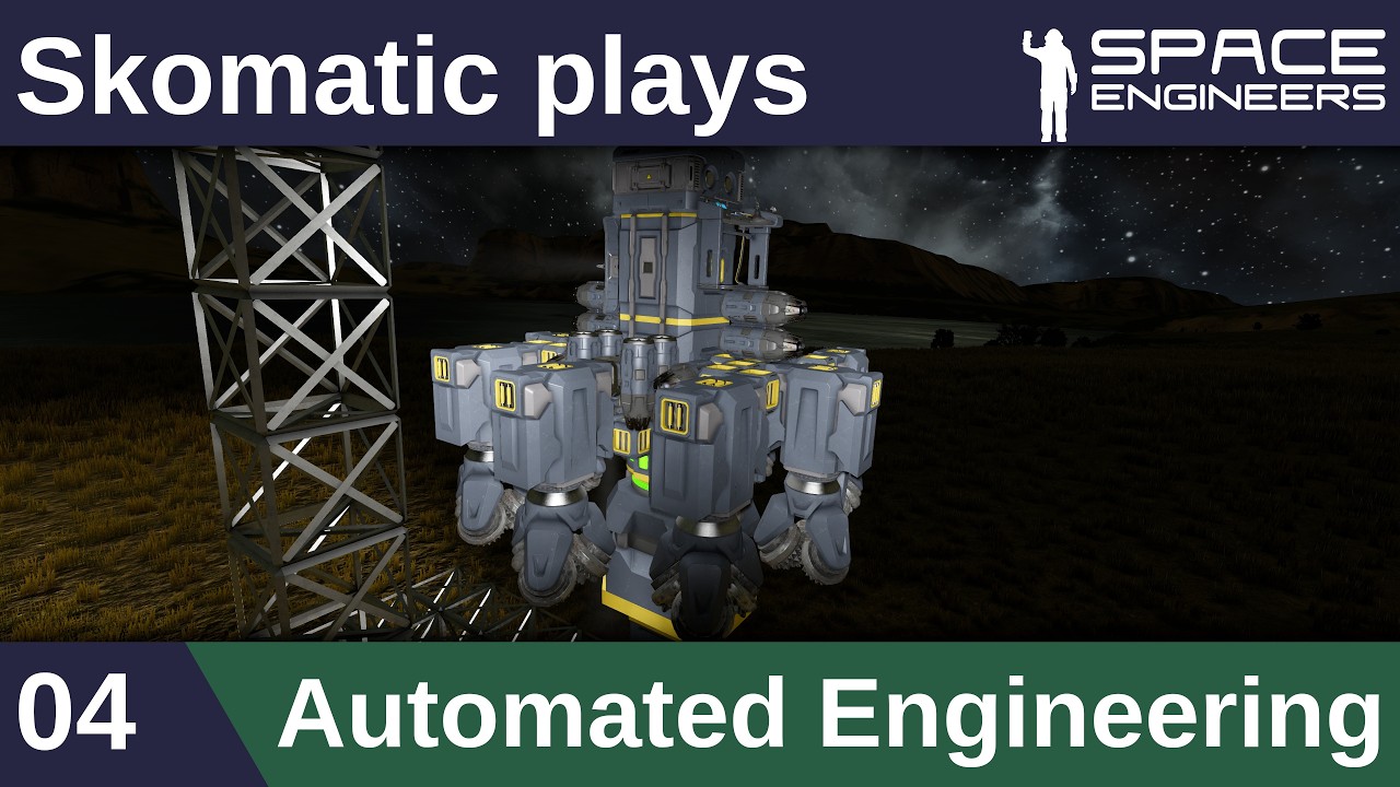 First Mining Drone! | Automated Engineering E04 | SE1 Survival