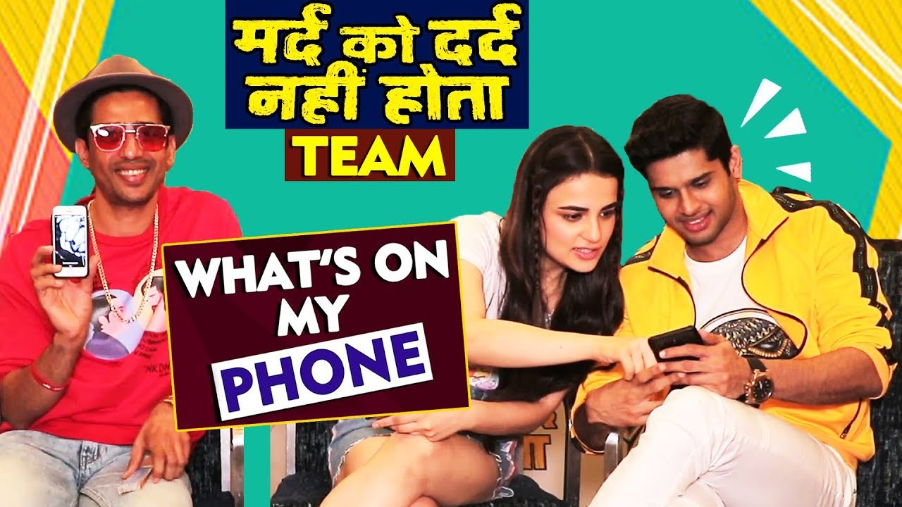 What's On My Phone With Radhika Madan, Abhimanyu & Gulshan | Mard Ko Dard Nahi Hota Star Cast