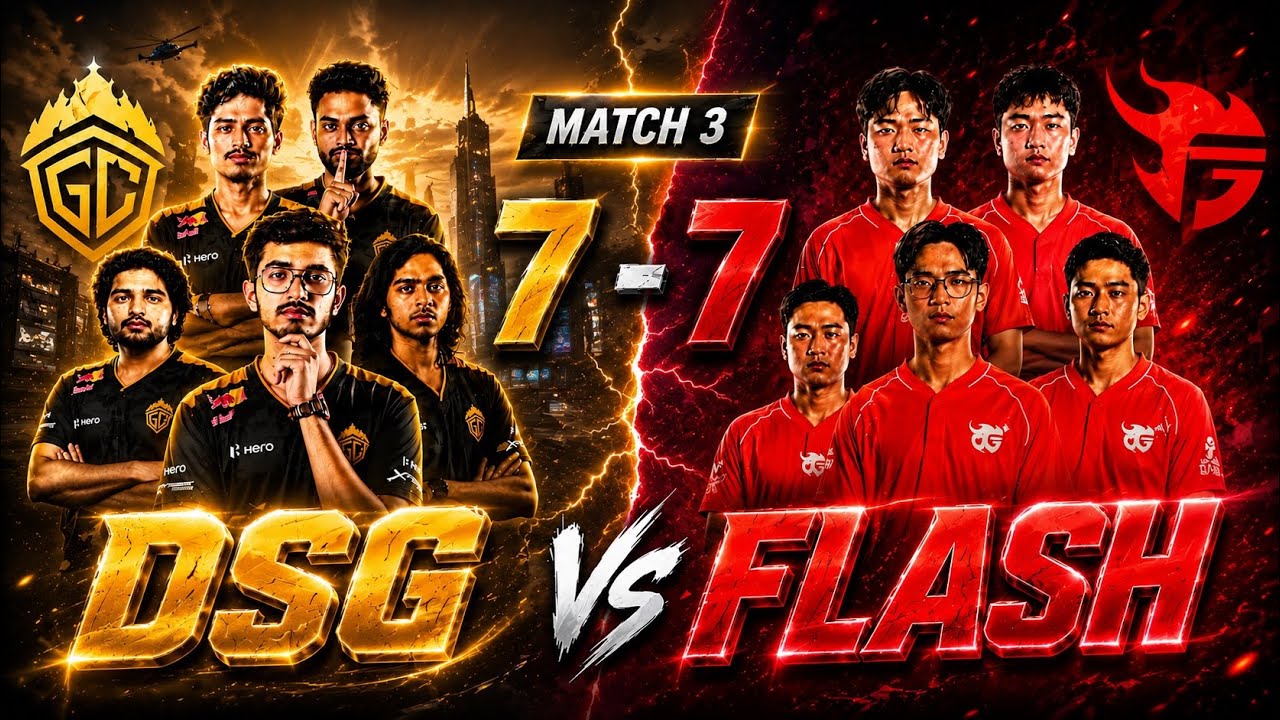 GodL vs Team Flash | 4 vs 4 Wow Mode | PUBG Mobile | BGMI