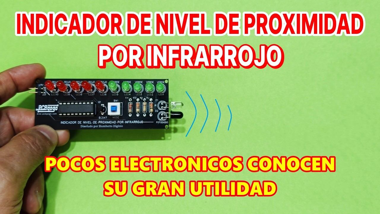 ✅ ESTE PROYECTO SIMPLE y MUY UTIL POCOS ELECTRONICOS LO CONOCEN 👉 INDICADOR DE NIVEL DE APROXIMACION
