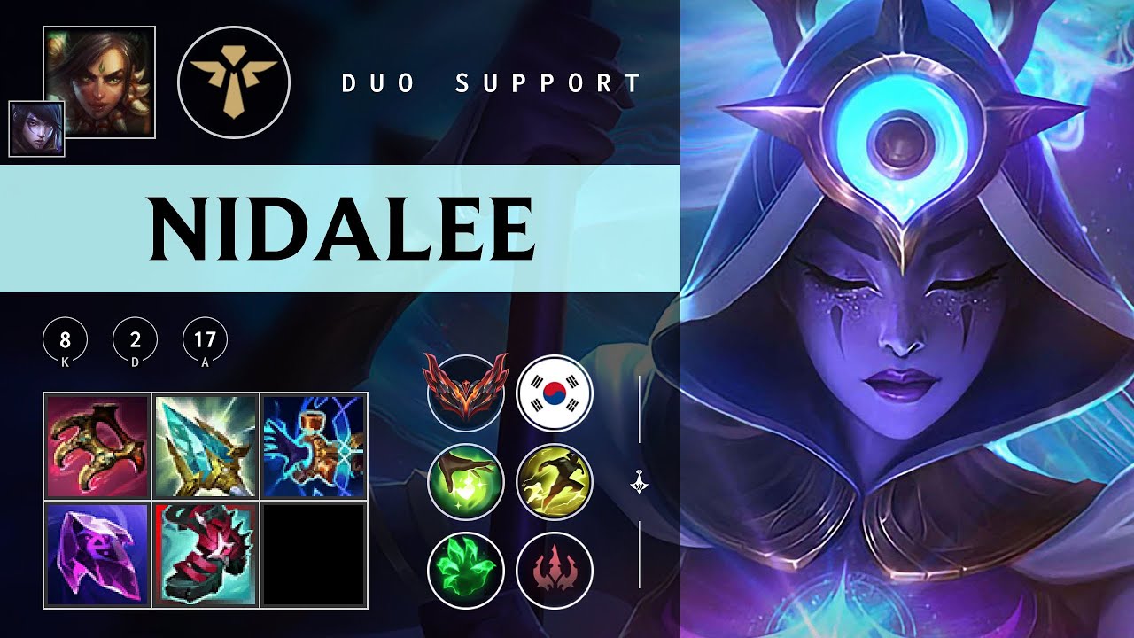 Nidalee Support vs Alistar - KR Grandmaster Patch 25.24