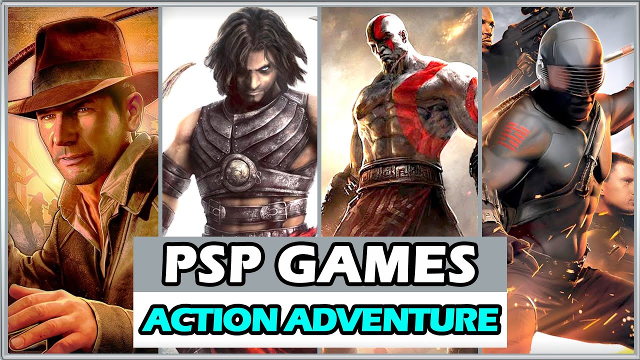TOP 40 BEST PSP ACTION-ADVENTURE GAMES || PSP GAMES