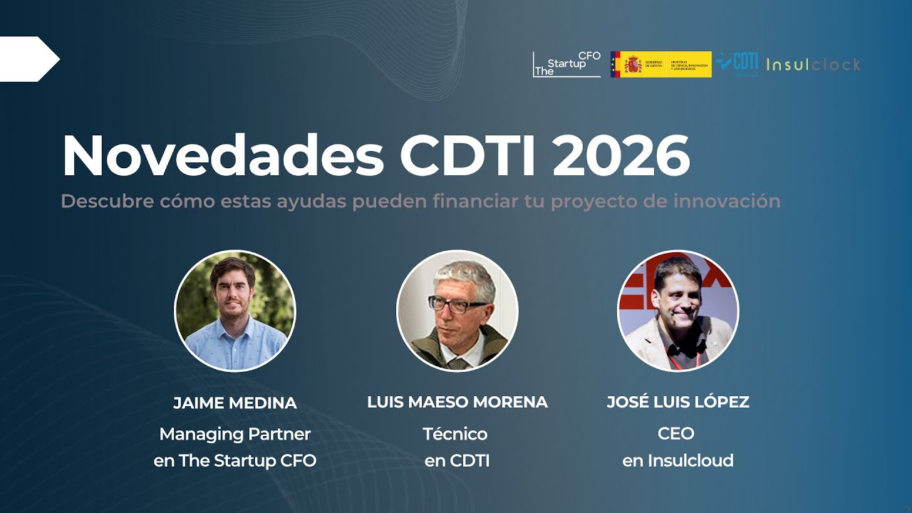 Webinar con CDTI - Novedades 2026