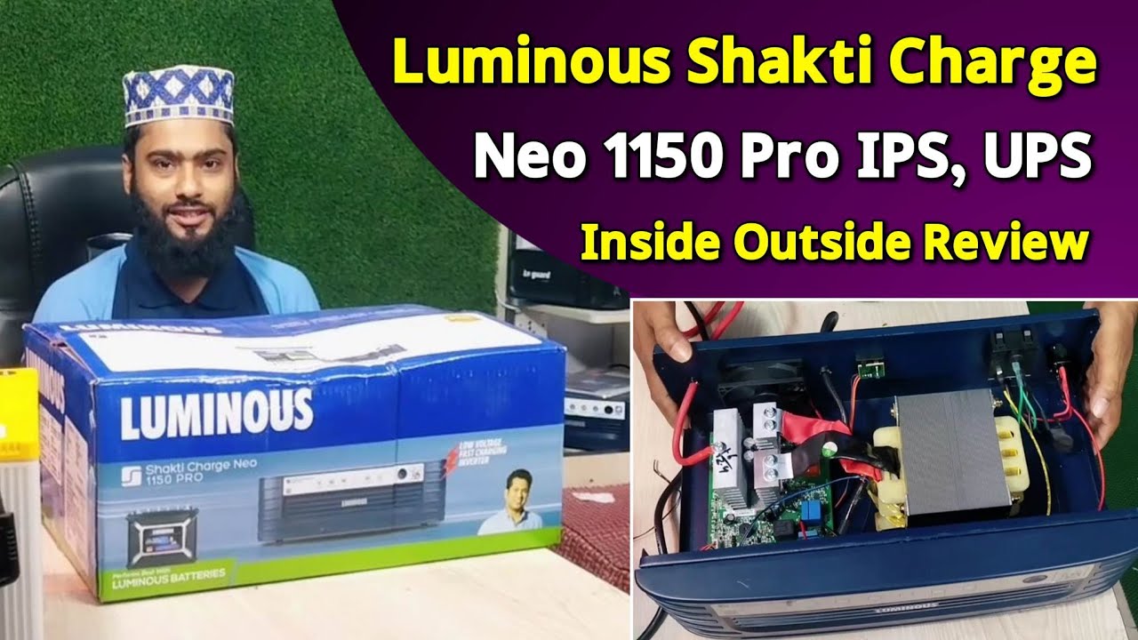 Luminous Shakti Charge Neo 1150 pro IPS, ups | Inside Outside Review | Luminous IPS Price in Bd