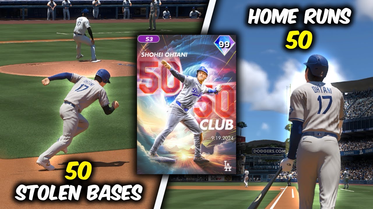 Can I Get 50 Homeruns and 50 Stolen Bases In One Video?