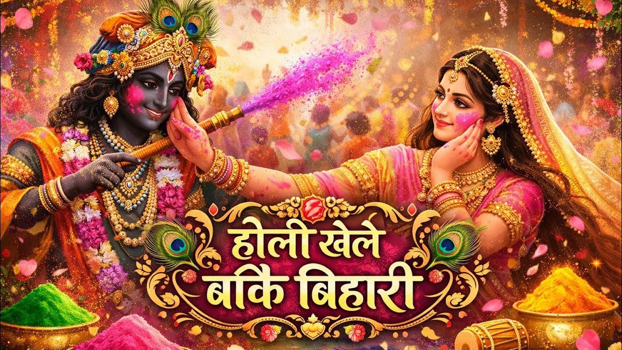 Holi Khele Bankebihari - Latest Braj Holi Song and Bhajan - Best Holi Bhajan of 2026 - Krishna #AAB 