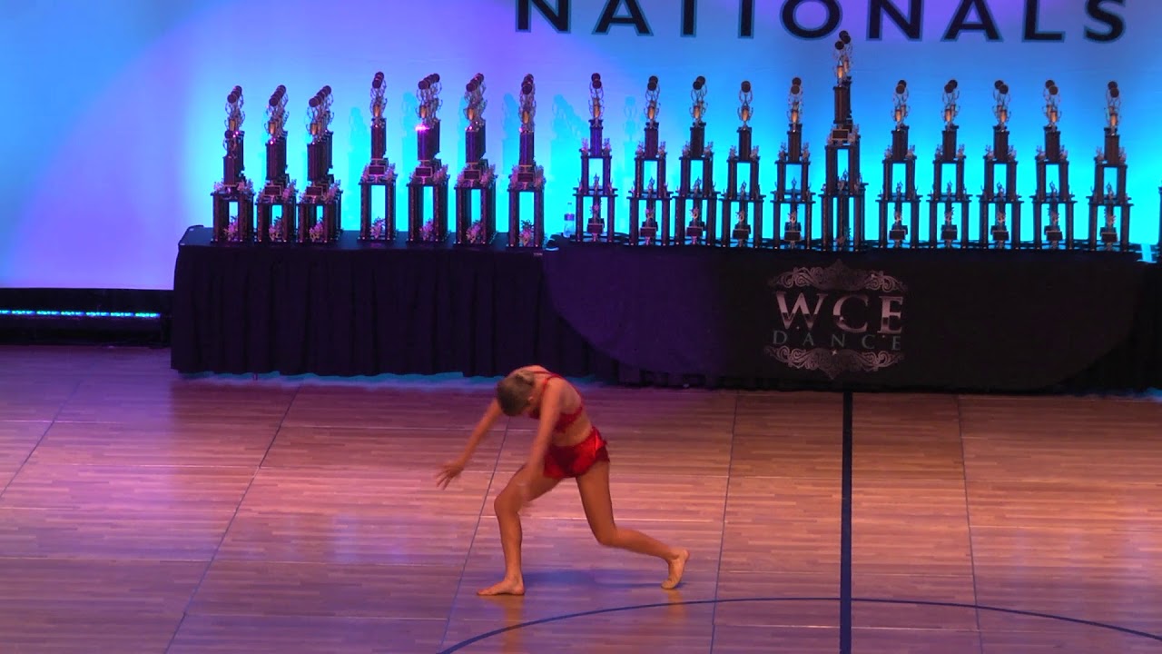 WCE 2018 Nationals Amber Hoffman Poway 6th Place Solo Finalist Gold