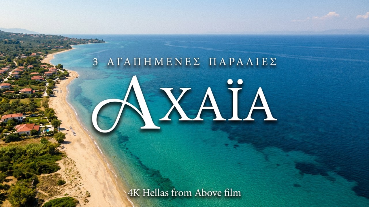 3 Αγαπημένες Παραλίες της Αχαΐας. 3 Favourite Beaches of Achaia