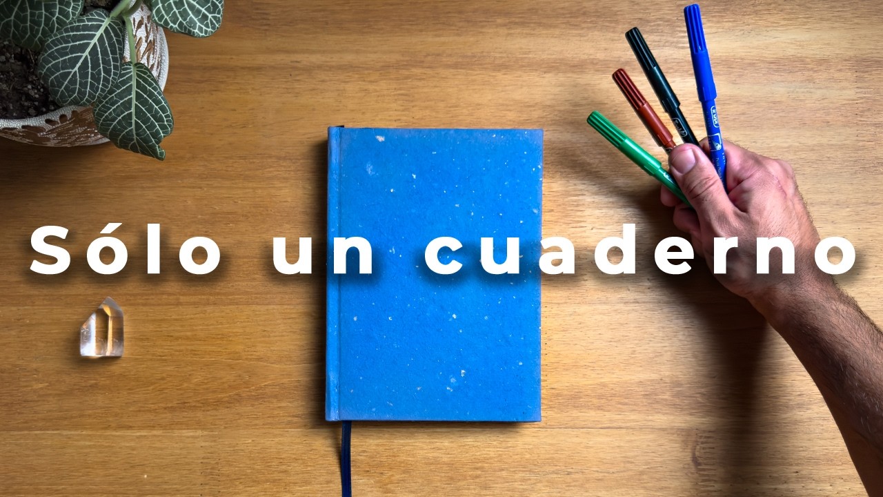 Mi sistema para organizar tu vida con un simple cuaderno (y muchos colores)