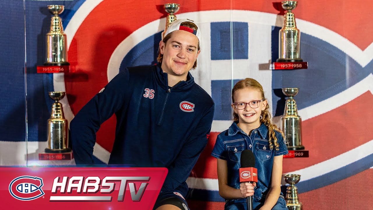 Sam Montembeault interviewed by Fan Club winner