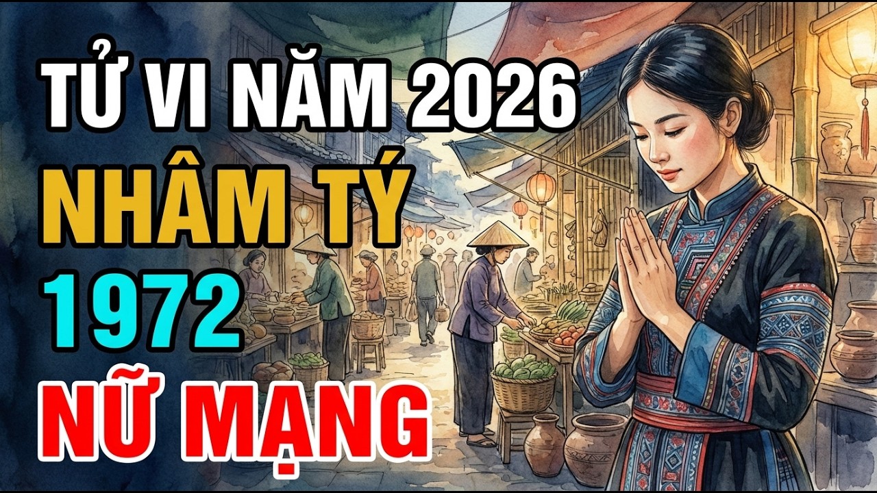 Tử Vi Tuổi Tý 1972 Nữ Mạng Năm 2026 - 54 Tuổi: Vượt Hạn Kế Đô, Đón Tài Lộc Viên Mãn