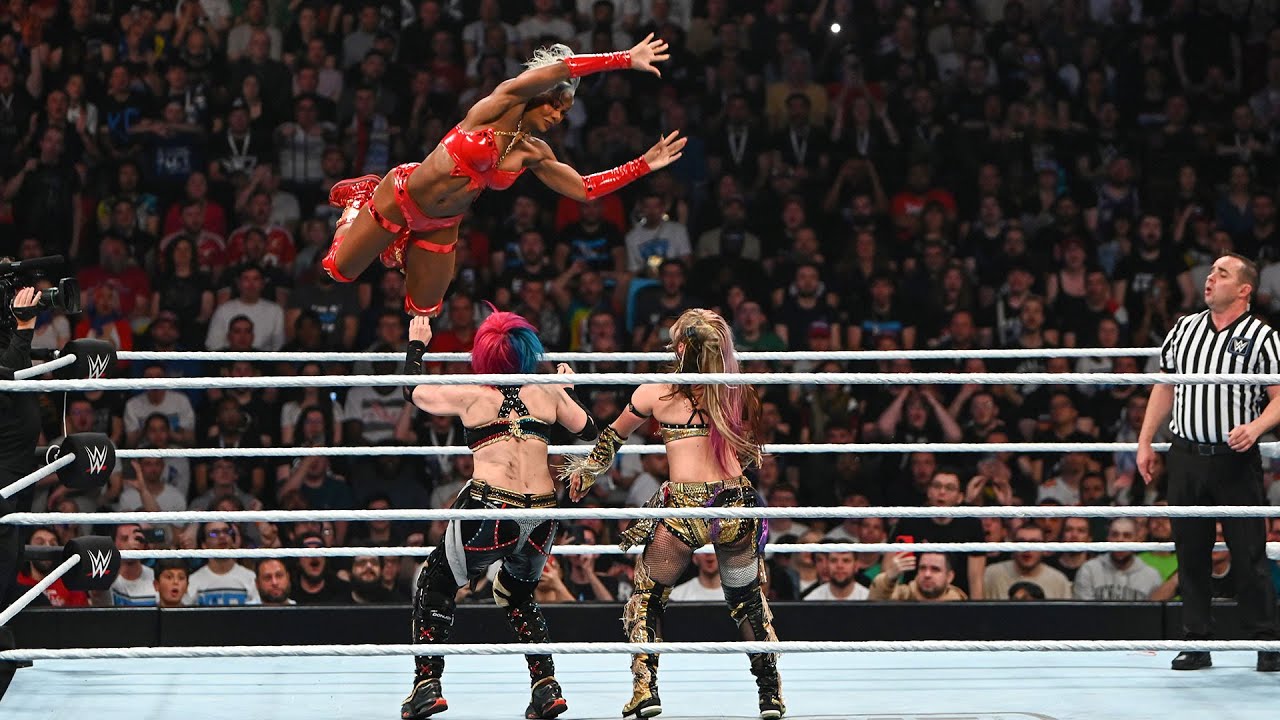 Bianca Belair et Jade Cargill vs Kabuki Warriors - WWE Backlash France