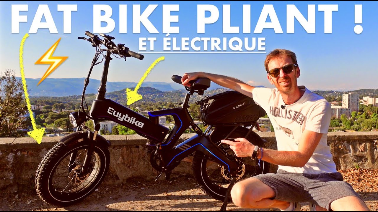 EUYBIKE K6 Plus - Vélo électrique fat bike pliable ! Passe partout et transport facile ! J'ai adoré