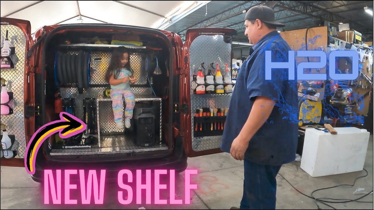 H2O Builds me a New Shelf! and Over 10 Mobile detailing Setups featured!