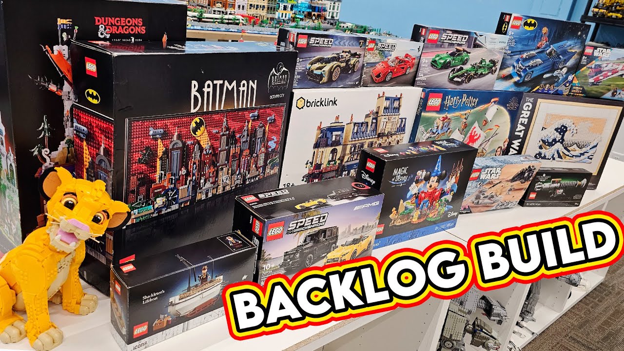 Huge LEGO Backlog Reviewed & Placed