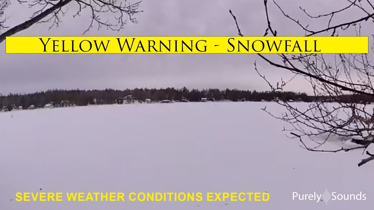 Yellow Warning - SNOWFALL ❄️SEVERE WEATHER  CONDITIONS DEVELOPING