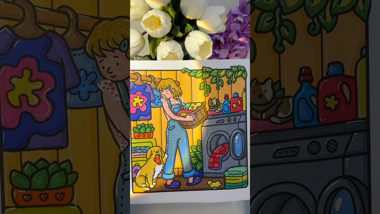 🎨ASMR🎨 #asmr #anzhelikaasmr #асмр #sleep #coloring #relaxing