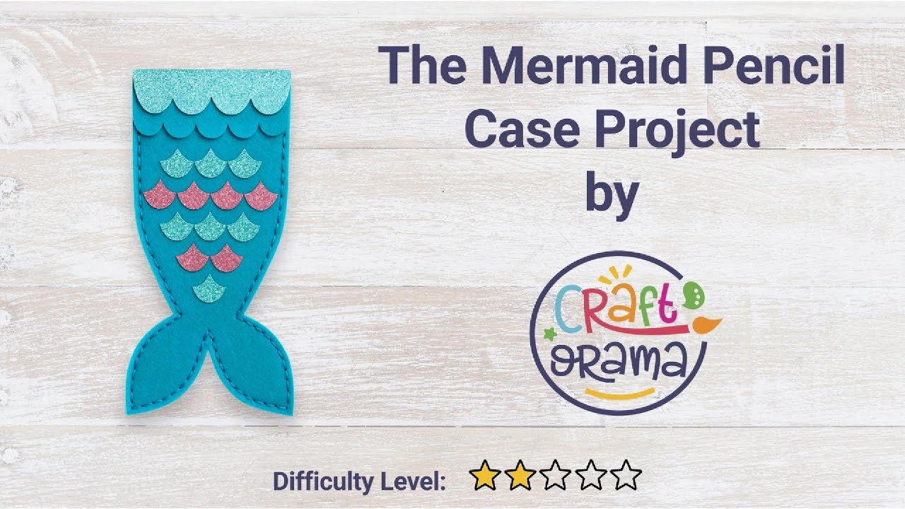 Mermaid Pencil Case &ndash; Kids Sewing Tutorial | Craftorama